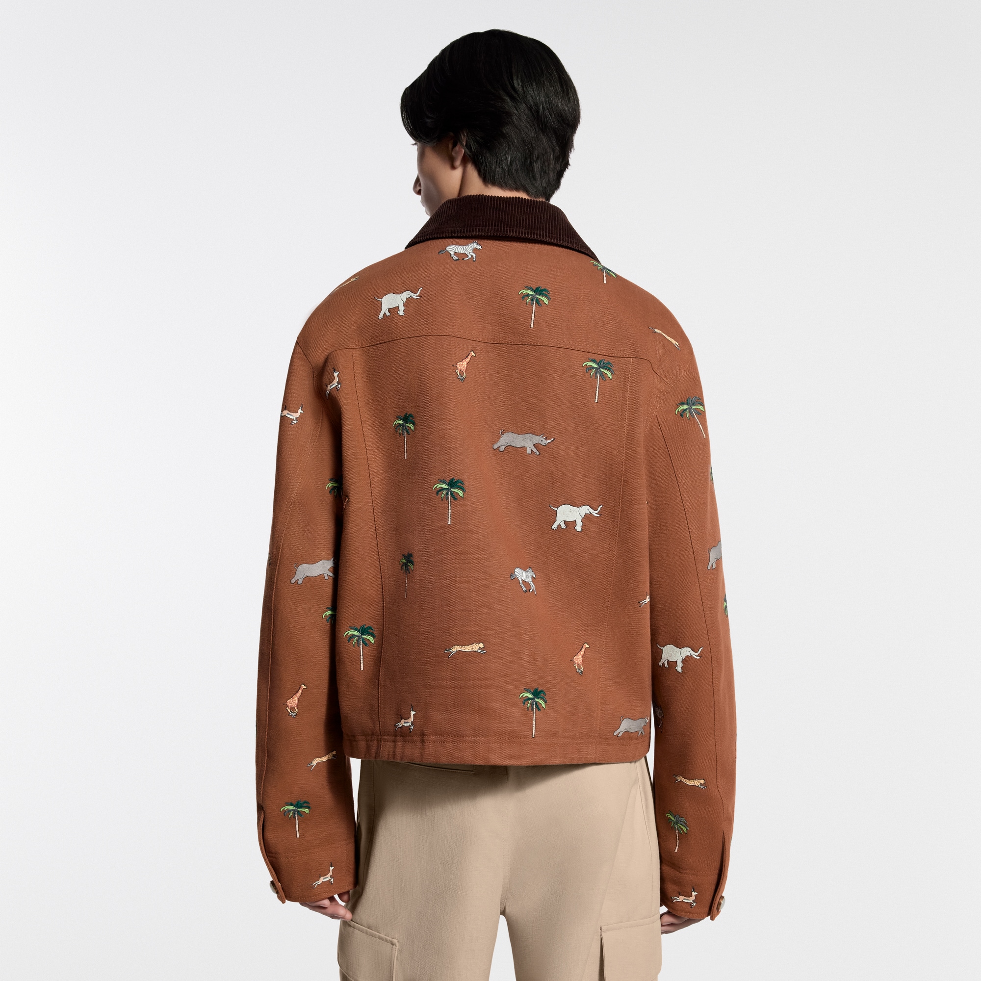 LV x Darjeeling Limited Made To Order Embroidered Workwear Jacket